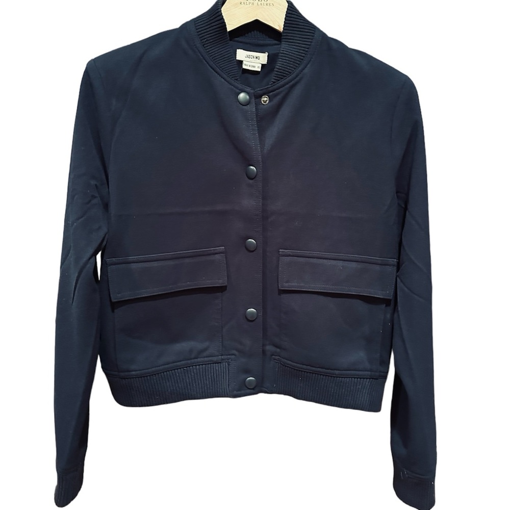 Jason Wu Navy Bomber Jacket